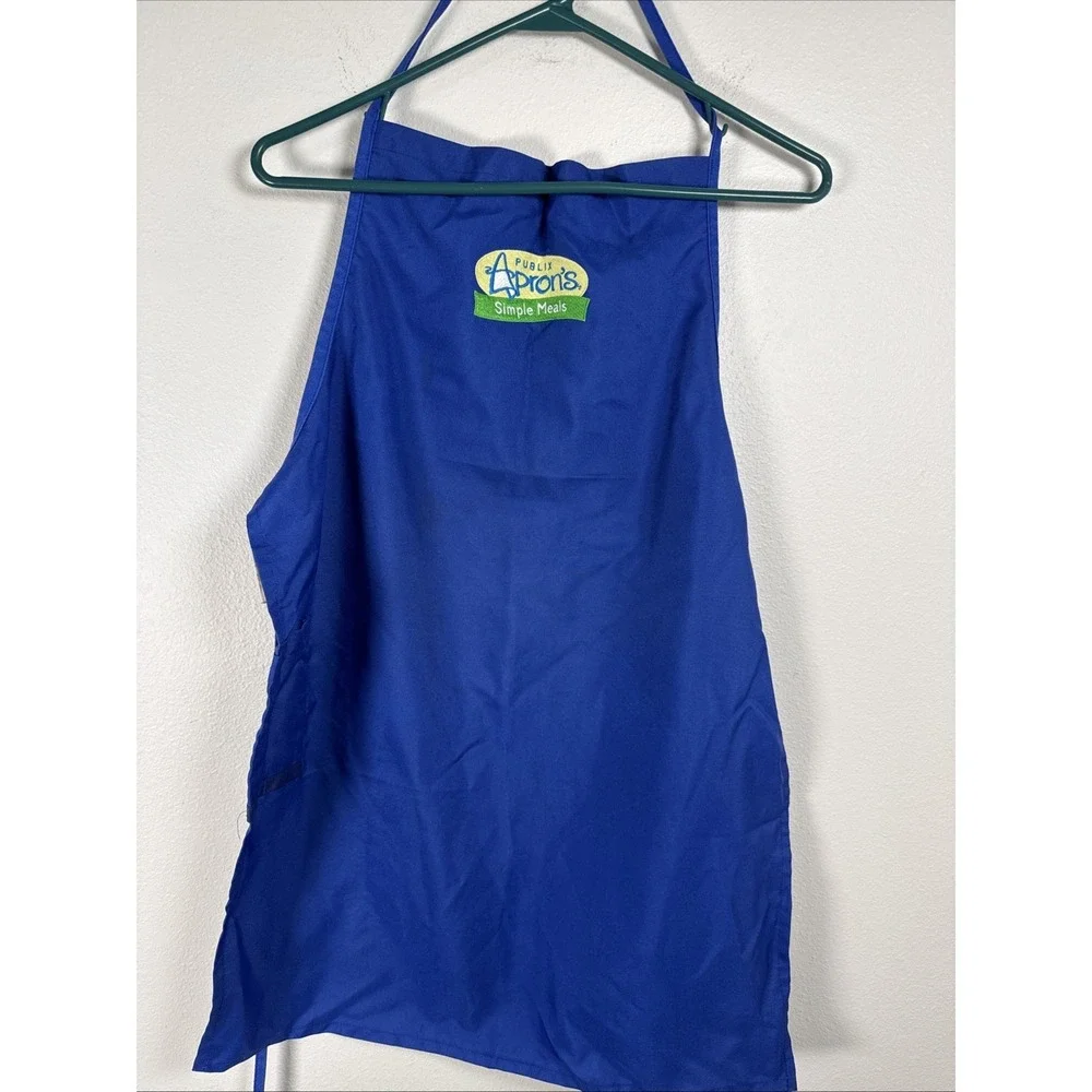 Publix Apron's Simple Meals Blue Adjustable Apron OSFM Set of Three
